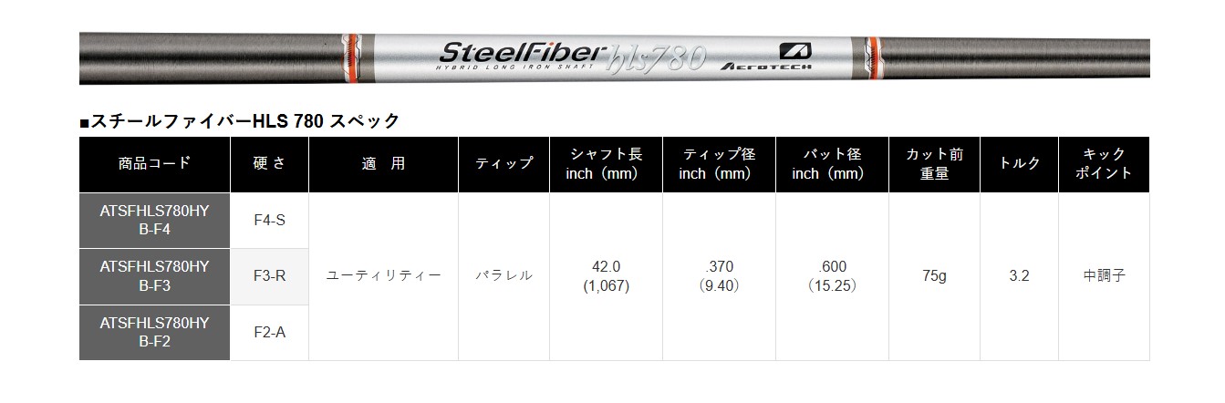 SteelFiber 小雞腿專用桿身 HLS 系列